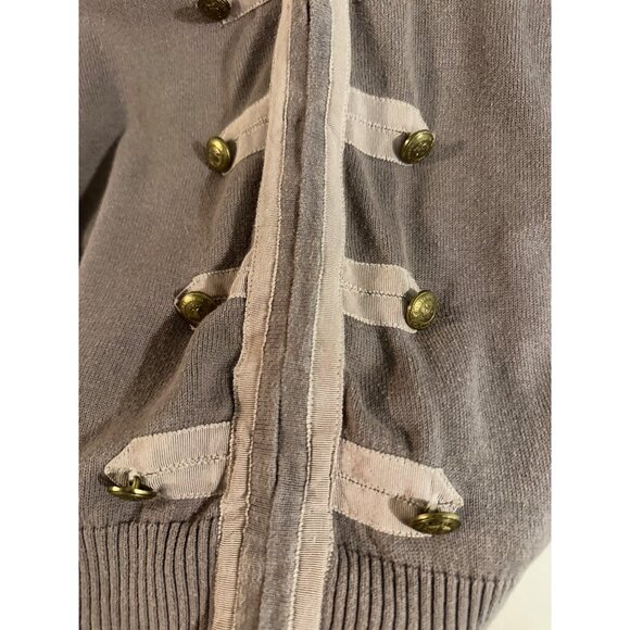 Women's size medium Cabi Cavalier 2000’s style military Style cardigan sweater - Picture 5 of 8